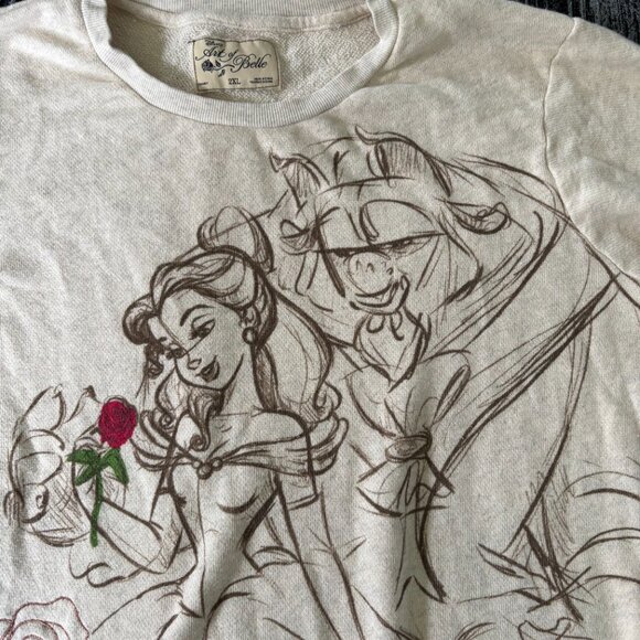 The Art of Belle Disney Animation Beauty and the Beast sweatshirt Belle Beast Di - Picture 3 of 9